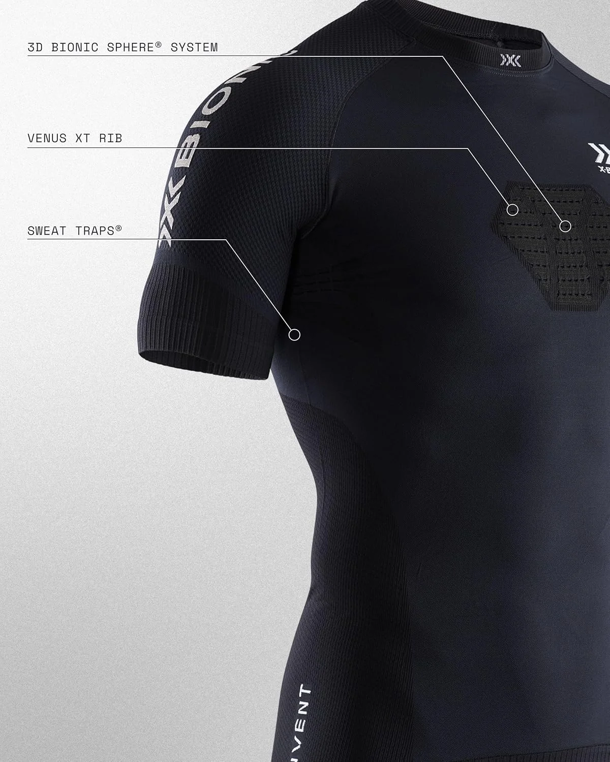 تی شرت آستین کوتاه مردانه X-Bionic Invent 4.0 Run Speed تی شرت آستین کوتاه مردانه X-Bionic Invent 4.0 Run Speed