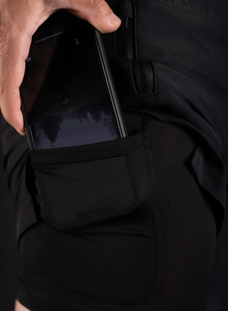 شورت ورزشی مردانه، خشک‌شونده سریع، مناسب تمرین و دویدن، دارای جیب زیپ‌دار، سبک و مناسب فعالیت‌های ورزشی