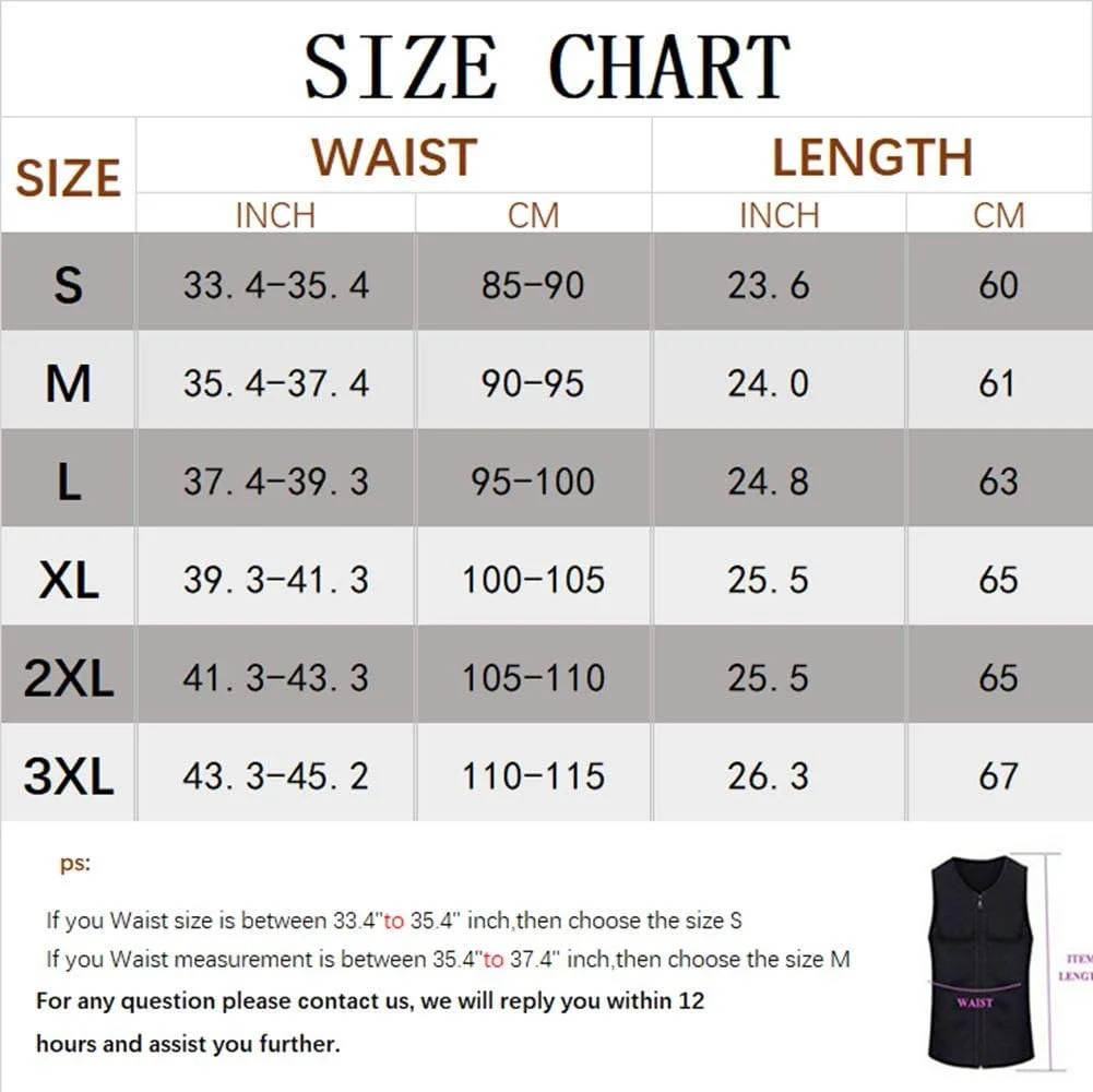 تاپ تمرینی مردانه نئوپرن، جلیقه لاغری، گن لاغری، تاپ تانک زیپ دار، فرم دهنده بدن، مناسب باشگاه و تعریق