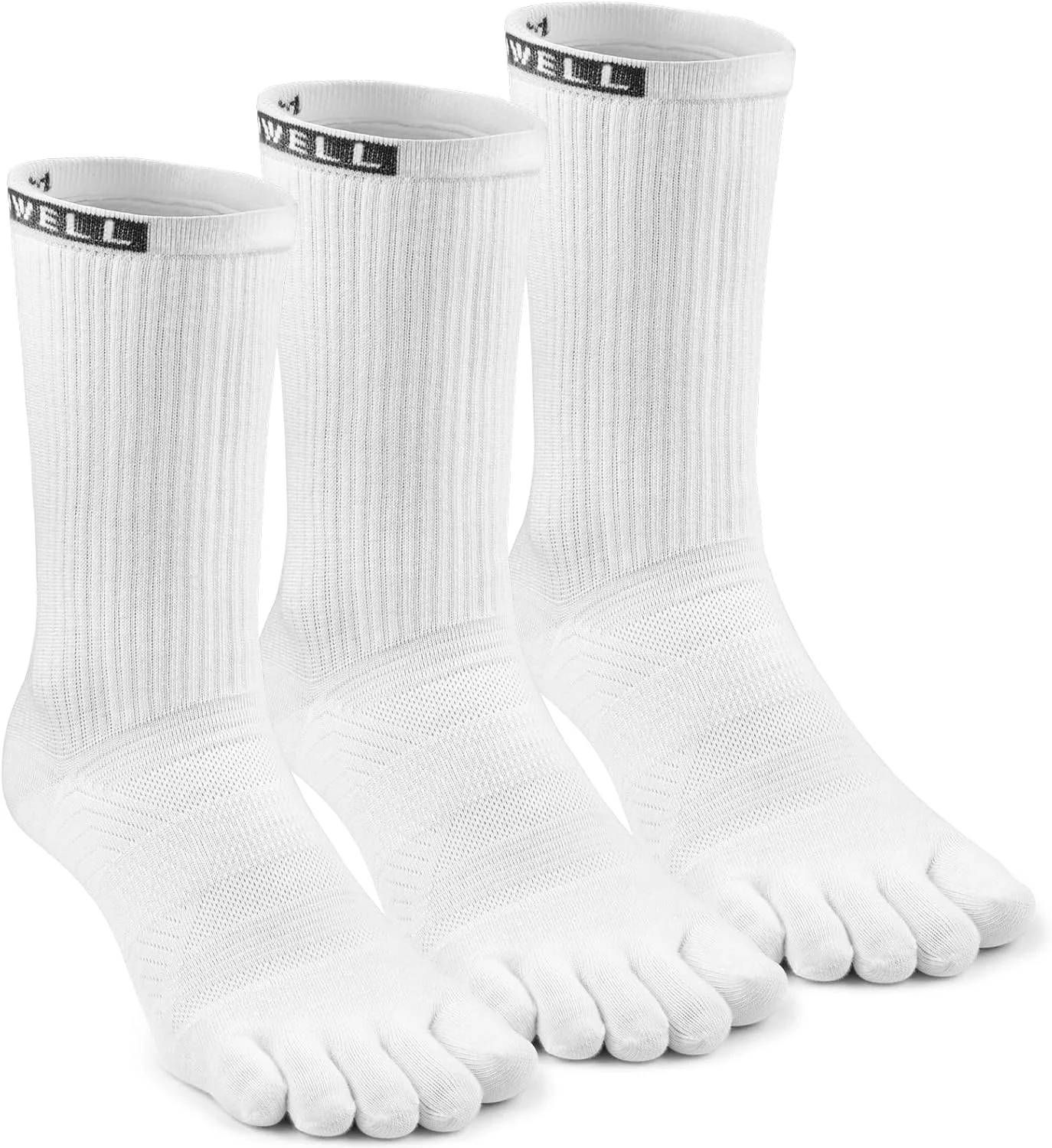 جوراب انگشتی ویول مردانه زنانه مناسب دویدن COOLMAX ساق متوسط، جوراب های ورزشی تنفسی پنج انگشتی، خشک شونده سریع، 3 جفت جوراب انگشتی ویول مردانه زنانه مناسب دویدن COOLMAX ساق متوسط، جوراب های ورزشی تنفسی پنج انگشتی، خشک شونده سریع، 3 جفت