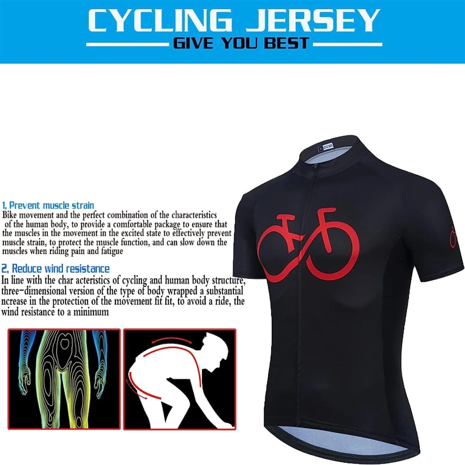 ست لباس دوچرخه سواری فروشگاه سفید، ست پیراهن دوچرخه سواری لباس فرم MTB لباس دوچرخه سواری خشک شونده سریع لباس مردانه پیراهن دوچرخه سواری (رنگ: قرمز-XXL) ست لباس دوچرخه سواری فروشگاه سفید، ست پیراهن دوچرخه سواری لباس فرم MTB لباس دوچرخه سواری خشک شونده سریع لباس مردانه پیراهن دوچرخه سواری (رنگ: قرمز-XXL)