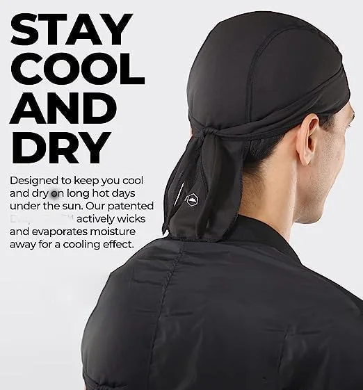 کلاه خنک کننده سر فروشگاه سفید - کلاه جمجمه ای برای مردان - روسری سر، دستمال سر، هدبند، کلاه بافتنی برای موتور سیکلت، دوچرخه سواری، ورزش