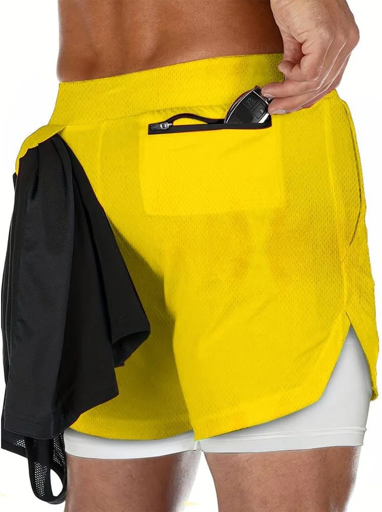 شورت ورزشی مردانه VITION، شورت ورزشی مردانه مناسب دویدن، شورت ورزشی مردانه بند دار، شورت ورزشی دو لایه گشاد با 4 جیب شورت ورزشی مردانه VITION، شورت ورزشی مردانه مناسب دویدن، شورت ورزشی مردانه بند دار، شورت ورزشی دو لایه گشاد با 4 جیب