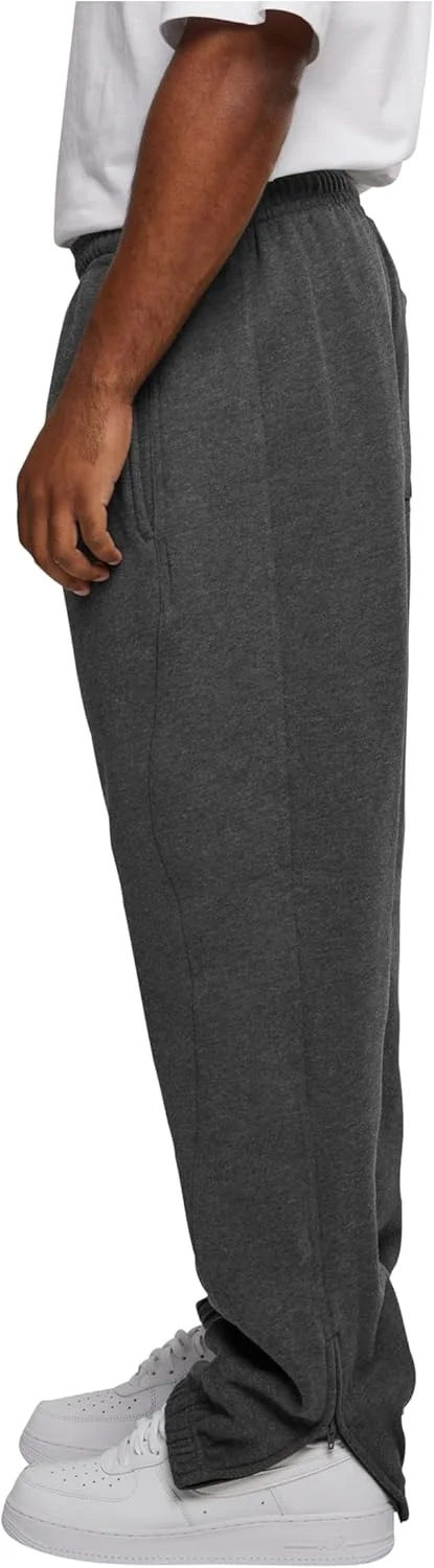 شلوار ورزشی مردانه Urban Classics، شلوار جاگر بند دار، شلوار ورزشی با کمر کشی، شلوار گرمکن با مچ پا زیپ دار کشی، مدل آزاد (تک عددی)
