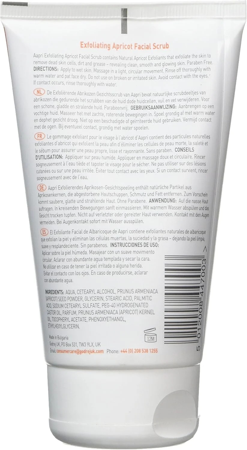 کرم اسکراب لایه بردار صورت زردآلو Scotch-Brite Aapri، ۱۵۰ میلی لیتر (تک عددی)