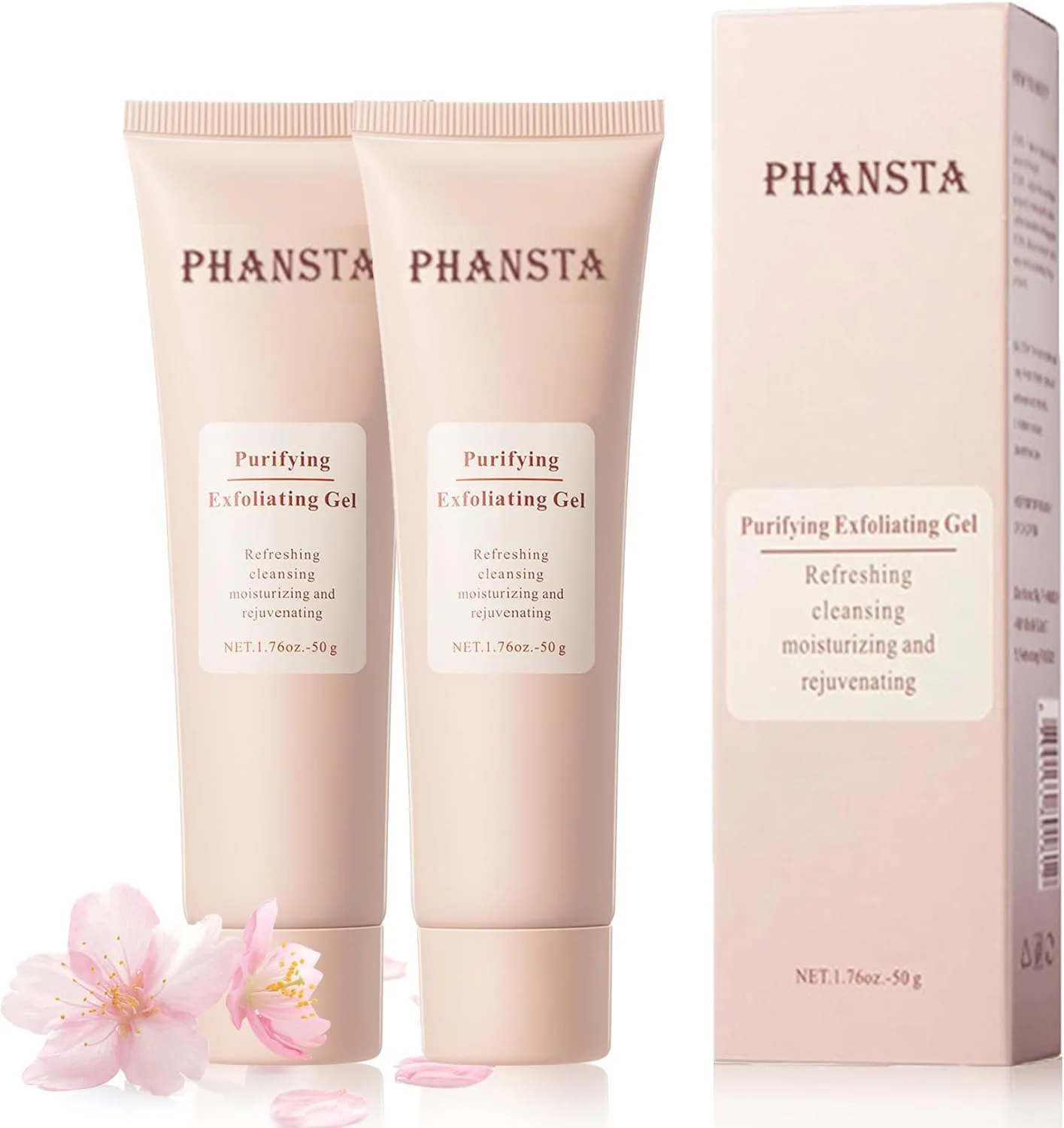 ژل لایه بردار و پاک کننده صورت، ژل لایه بردار ملایم برای صورت، پاک کننده و لایه بردار صورت برای از بین بردن آلودگی و چربی، کوچک کننده منافذ، مناسب برای انواع پوست