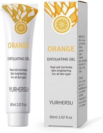 ژل لایه بردار صورت پرتقالی – اسکراب پاک کننده عمیق با روشن کننده طبیعی، از بین برنده جوش های سرسیاه و سلول های مرده پوست، فرمول مرطوب کننده و طراوت بخش برای پوست درخشان و چهره صاف (60 میلی لیتر)