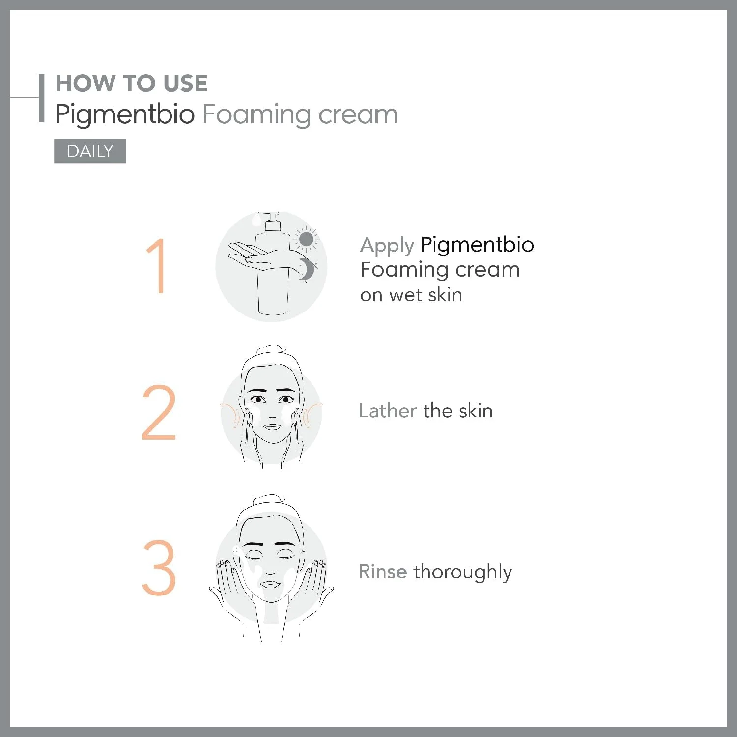کرم فوم پاک کننده روشن کننده و لایه بردار بایودرما پیگمنت‌بیو، 500 میلی لیتر