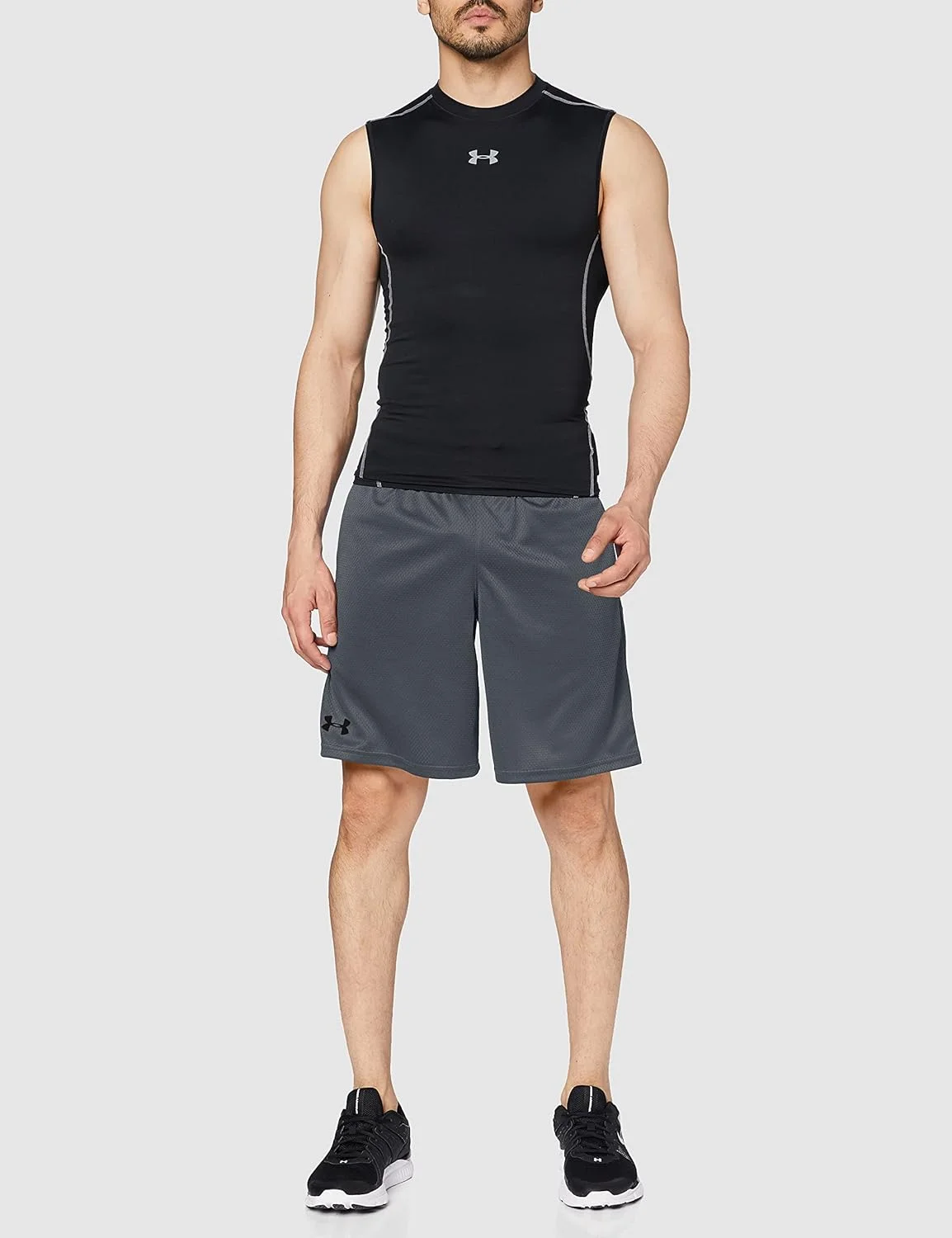 شلوارک ورزشی مردانه آندر آرمور UA Tech Mesh با تهویه کامل، شلوارک ورزشی چند منظوره برای تمرین، دویدن و ورزش