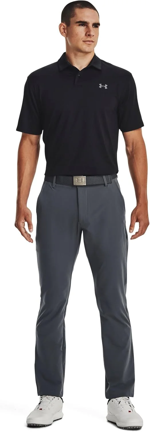 شلوار گلف مردانه آندر آرمور مدل مچ پلی، مشکی (001)/مشکی، سایز 42/34