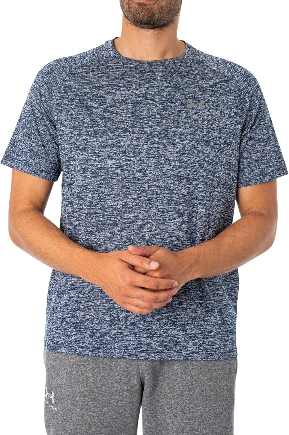 تی شرت آستین کوتاه مردانه یقه گرد آندر آرمور Tech 2.0