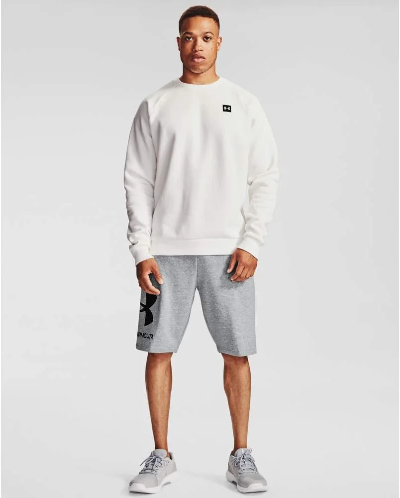 شلوارک مردانه آندر آرمور مدل Rival Fleece با لوگوی بزرگ