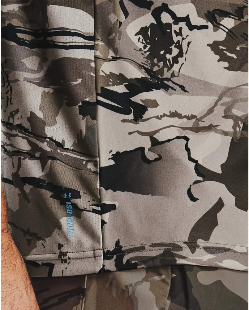 تی شرت آستین کوتاه مردانه آندر آرمور مدل Iso-chill Brushline