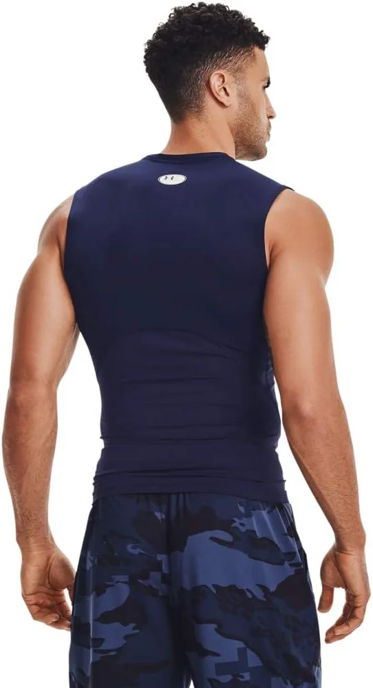 تاپ ورزشی مردانه آندر آرمور UA HG Armour Comp SL خنک کننده و تنفسی، جلیقه باشگاه با جنس ضد بو (تک عددی)