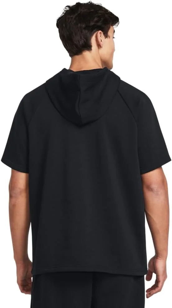 هودی آستین کوتاه مردانه ریوال پشم گوسفند نما آندر آرمور (تک عددی)