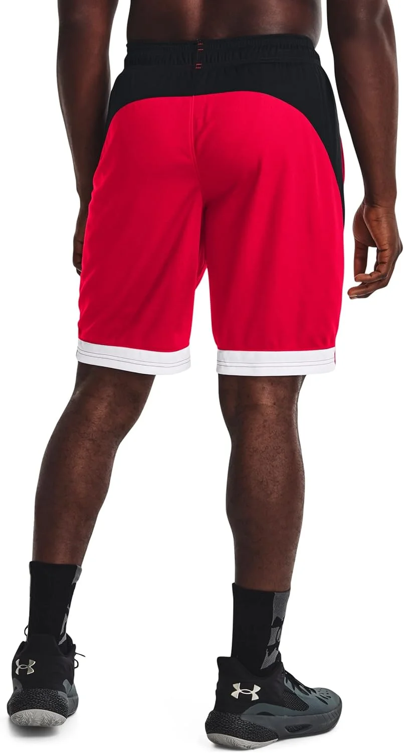 شلوارک ورزشی مردانه آندر آرمور مدل Baseline Basketball با قد 10 اینچ