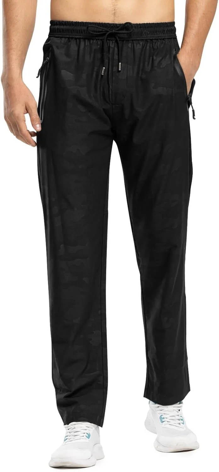 شلوار مردانه سبک وزن TBMPOY مناسب پیاده روی، مسافرت، تنفسی، ورزشی، ماهیگیری، جاگر فعال با جیب های زیپ دار