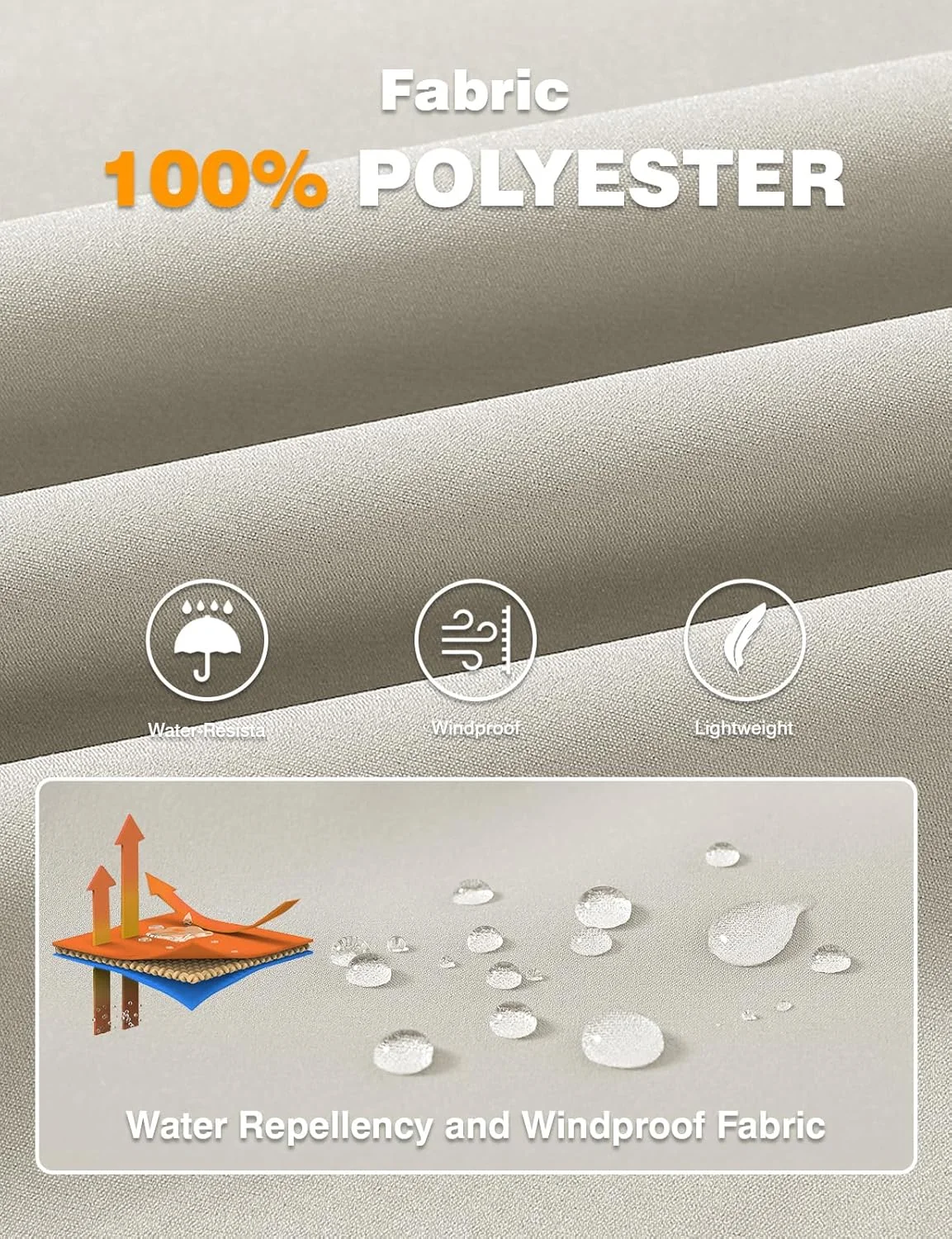 کت بادگیر سبک وزن مردانه TBMPOY، کت گلف مد روز مناسب فضای باز کت بادگیر سبک وزن مردانه TBMPOY، کت گلف مد روز مناسب فضای باز