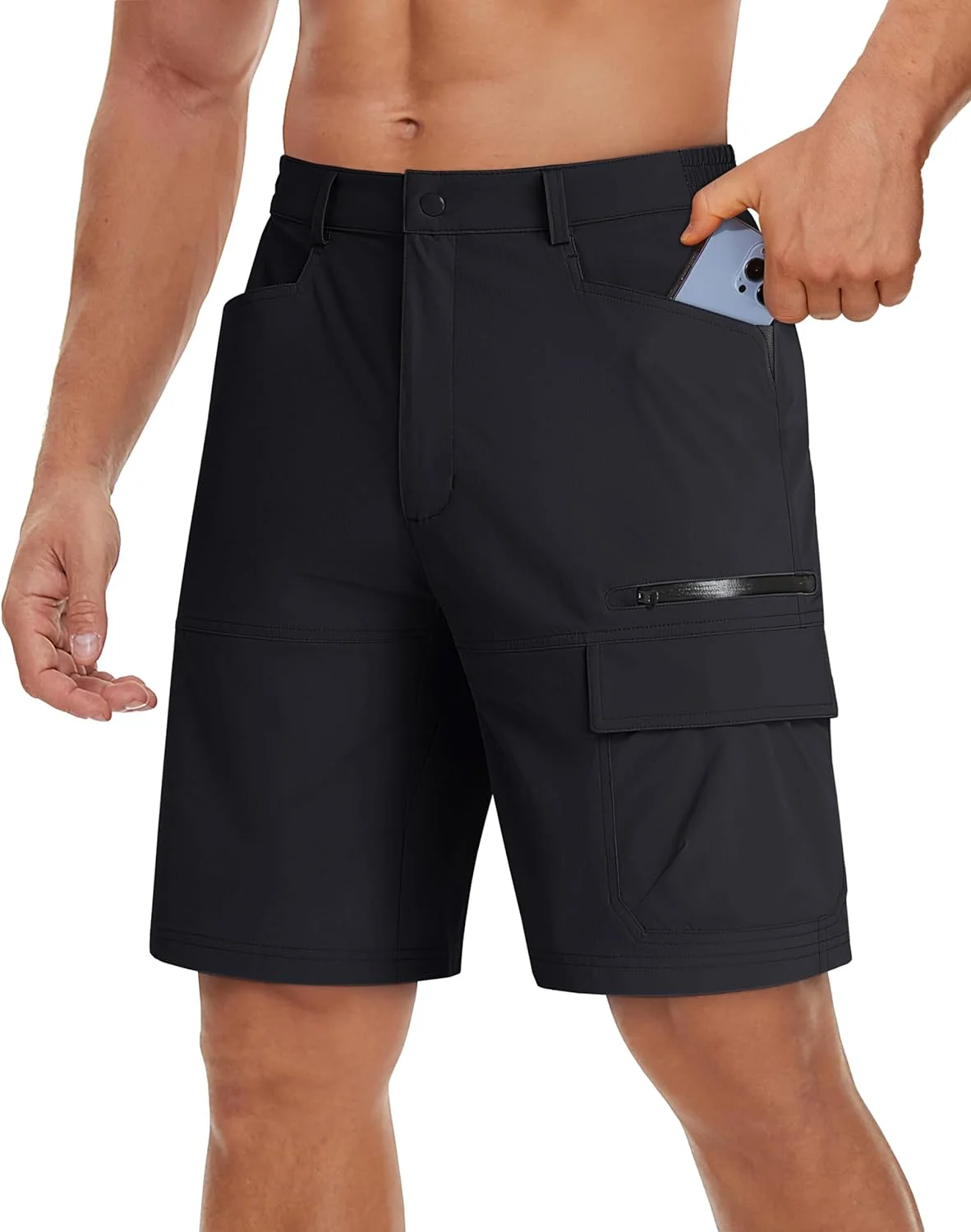 شلوارک مردانه تاکواسن، مناسب تابستان، خشک‌شونده سریع، سبک وزن، کمر کشی، دارای جیب‌های متعدد، مناسب فعالیت‌های فضای باز