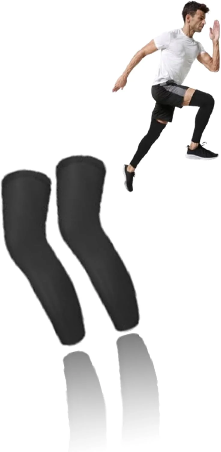 آستین ساق پا فشرده سازی ممتاز برای بهبود عملکرد ورزشی - مجموعه 2 عددی