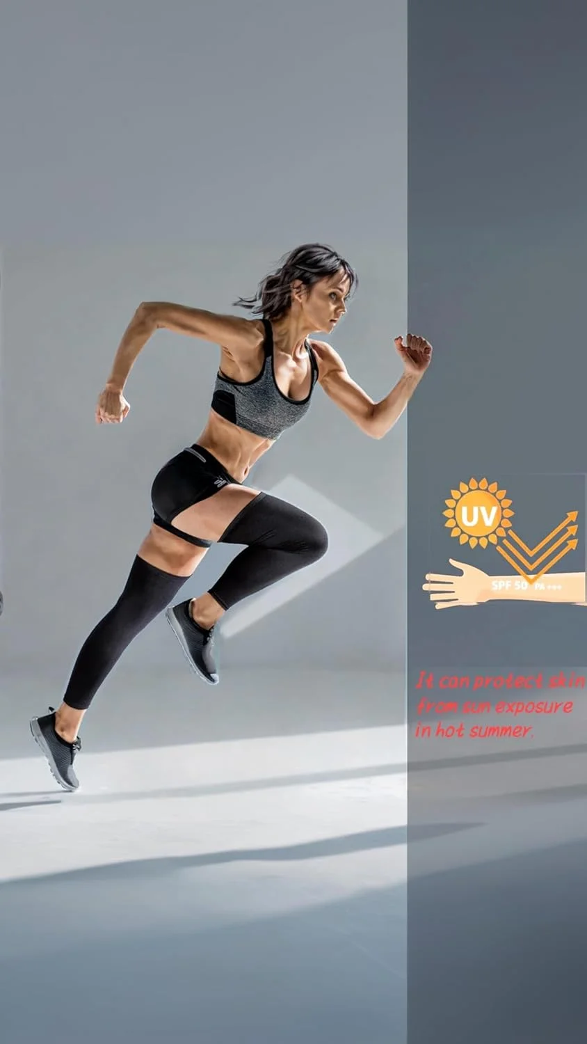 آستین ساق پا فشرده سازی ممتاز برای بهبود عملکرد ورزشی - مجموعه 2 عددی آستین ساق پا فشرده سازی ممتاز برای بهبود عملکرد ورزشی - مجموعه 2 عددی