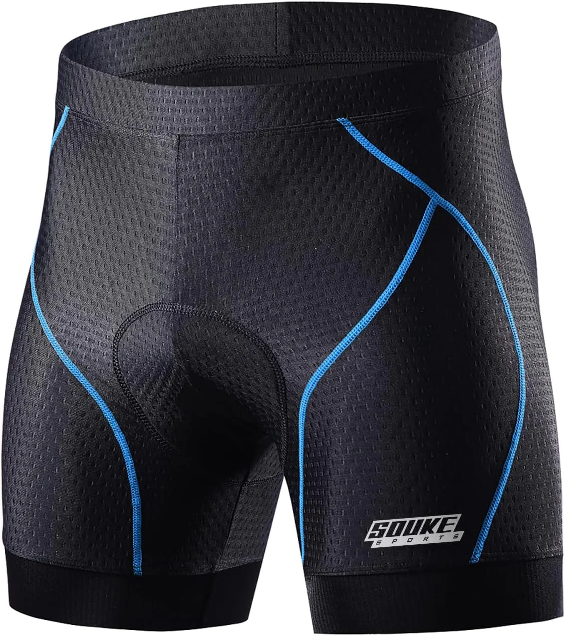 شورت زیرپوش دوچرخه سواری مردانه Souke Sports با پد 4D و گیره های ضد لغزش پا