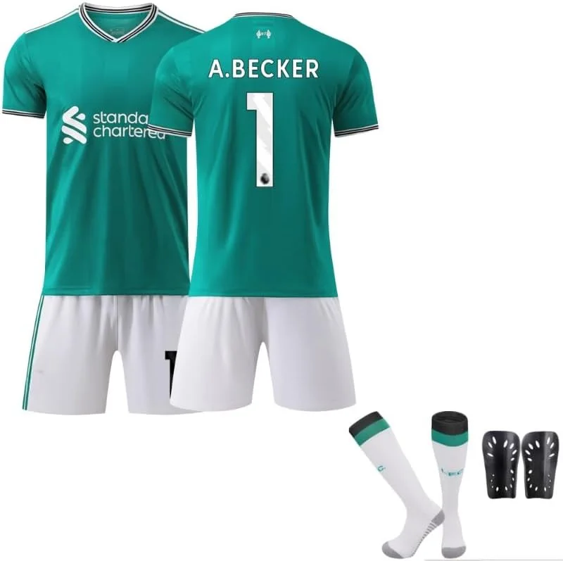 ست لباس ورزشی فوتبال فصل ۲۶-۲۵ خارج از خانه A.BECKER شماره ۱ - پیراهن، شورت و جوراب - مناسب مردان، نوجوانان و کودکان - لباس ورزشی تنفسی فوتبال - 2AW