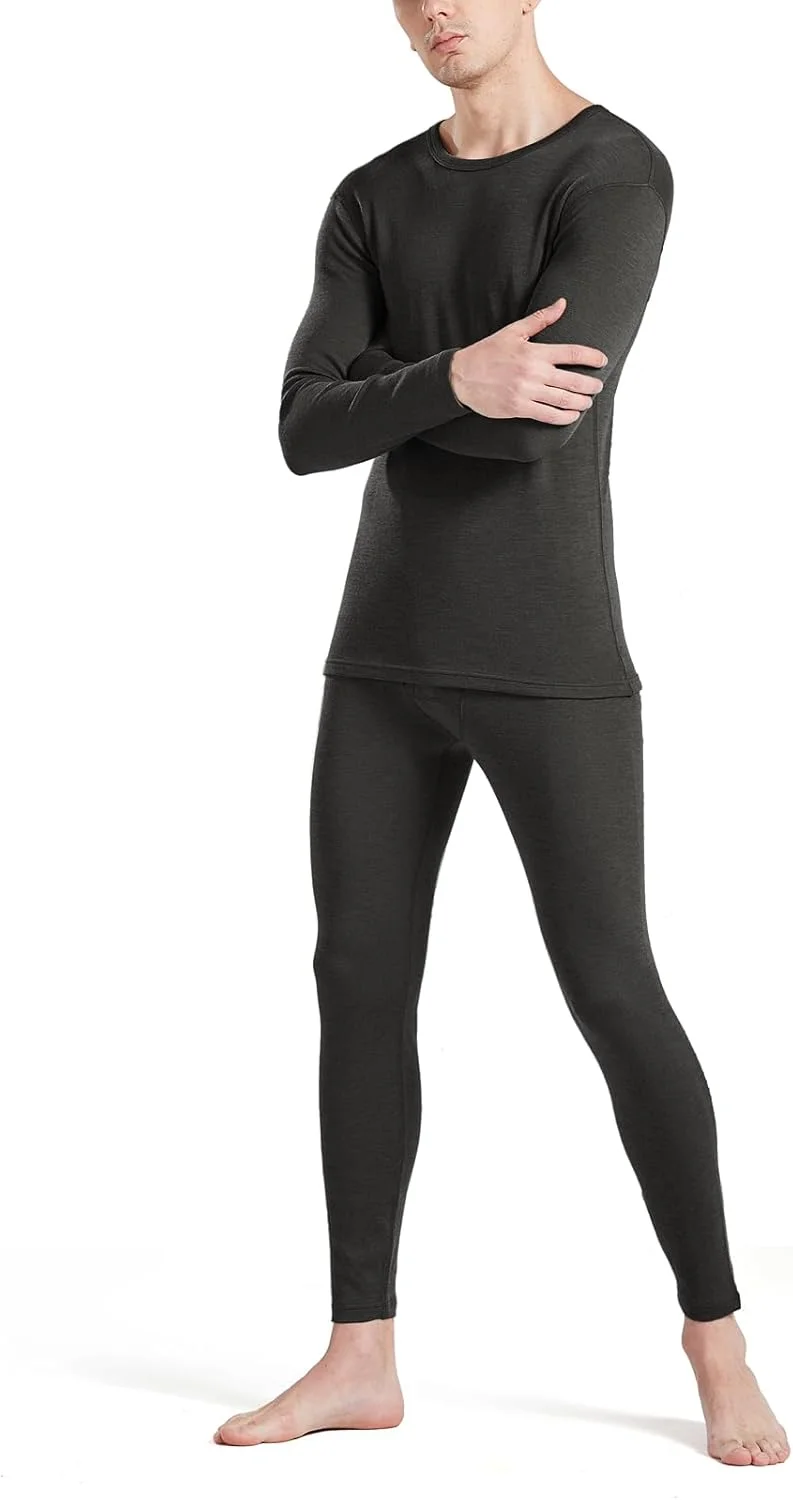 لباس زیر حرارتی مردانه پشم مرینوس Sheep Run، آستین بلند لباس زیر حرارتی مردانه پشم مرینوس Sheep Run، آستین بلند