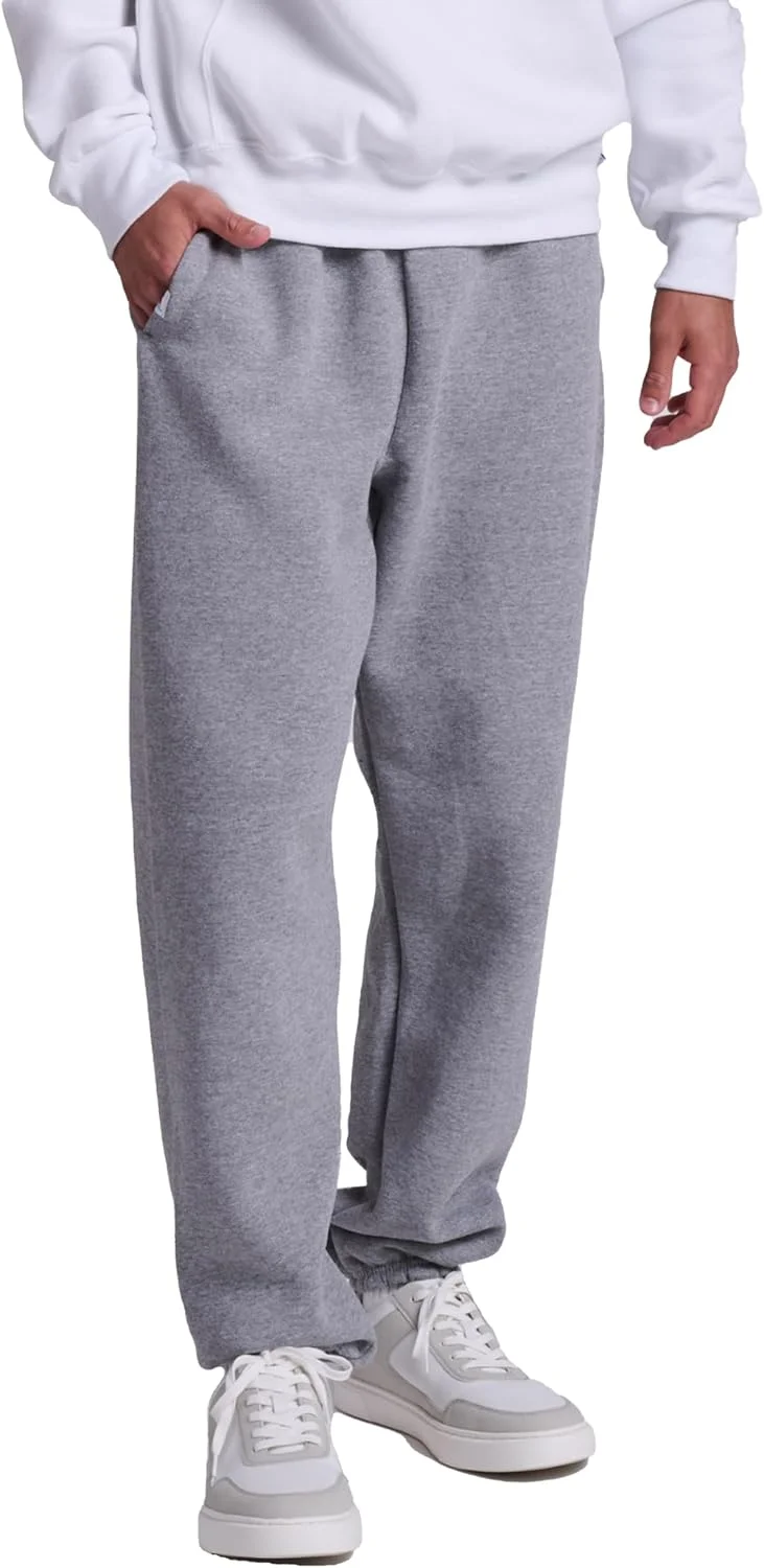 شلوار ورزشی مردانه راسل اتلتیک Dri-power Fleece، دارای قابلیت جذب رطوبت، با یا بدون جیب، سایزهای S-4x (بسته 1 عددی)