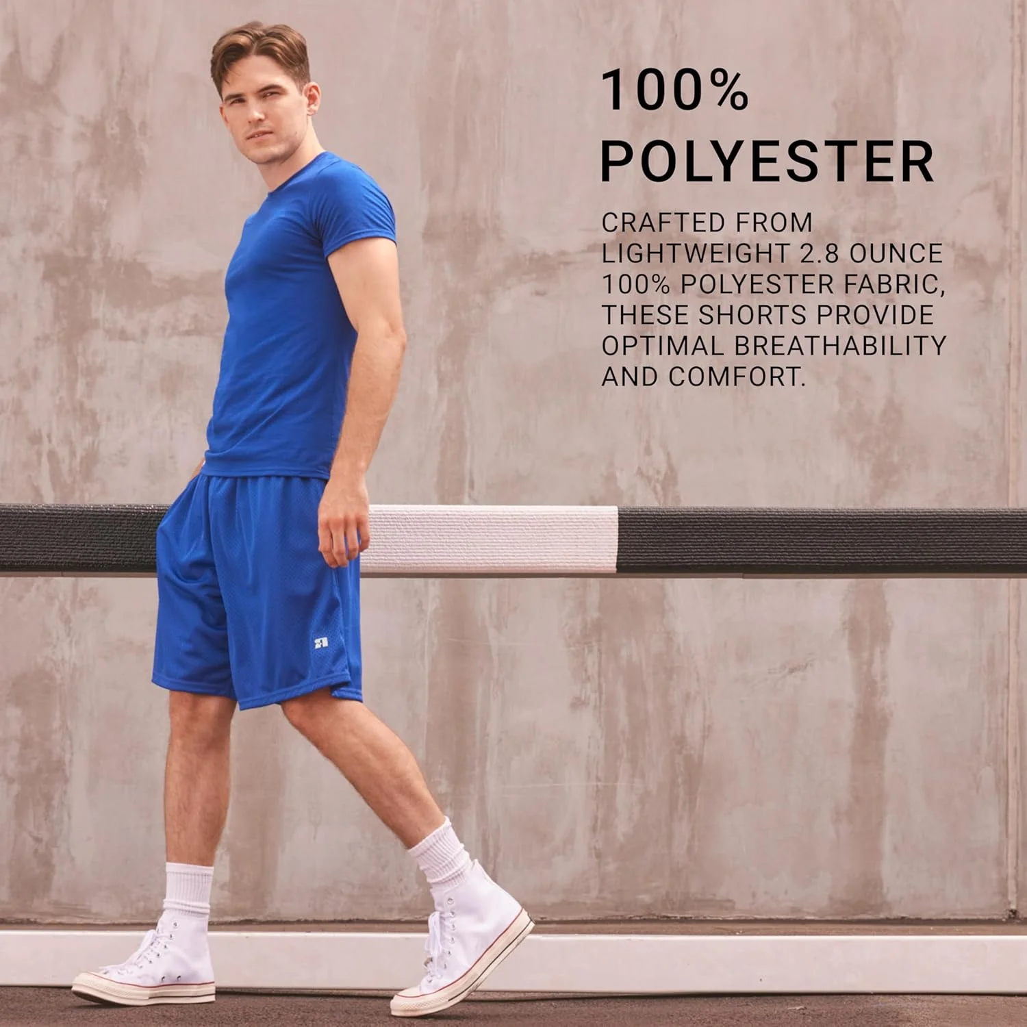 شلوارک توری مردانه راسل اتلتیک با جیب، سبز