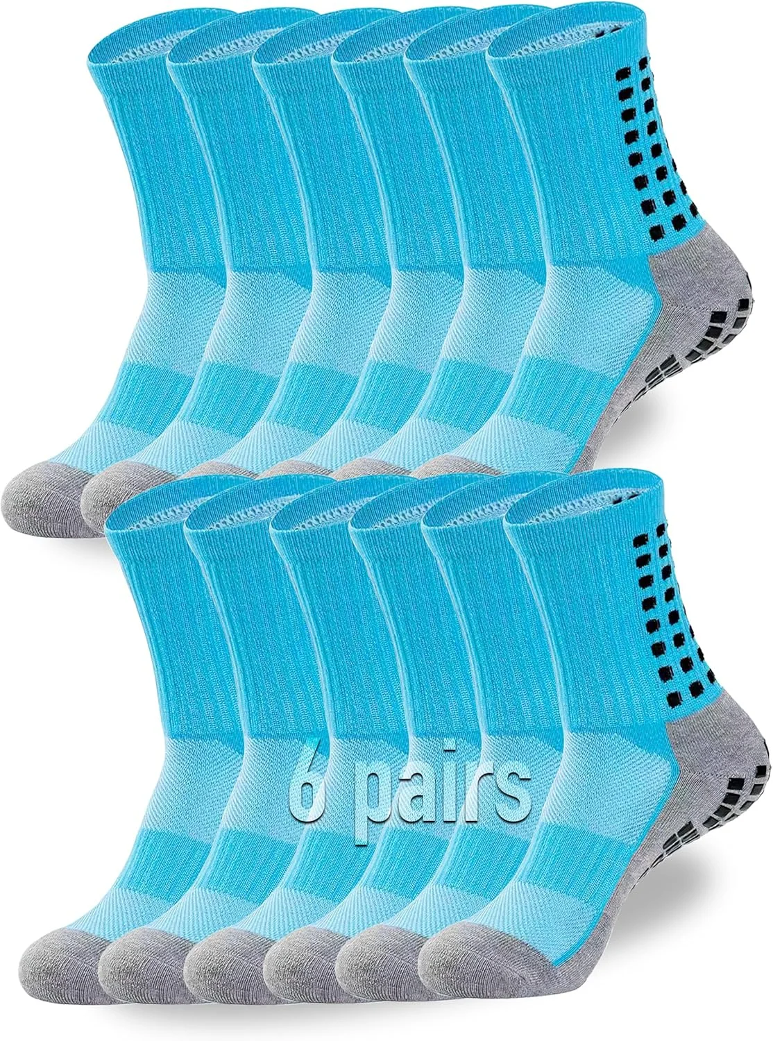 جوراب فوتبالی Rness با کفی حوله ای، جوراب ضد لغزش برای مردان و زنان، مناسب بسکتبال، تمرین و عملکرد ورزشی، با فناوری گریپ عالی