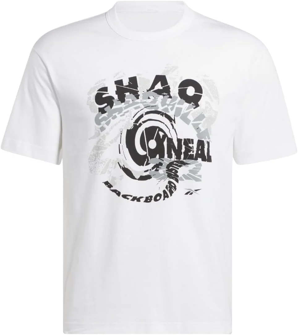 تی شرت مردانه ریباک مدل Gs Hs Shaq Spiral سفید سایز L