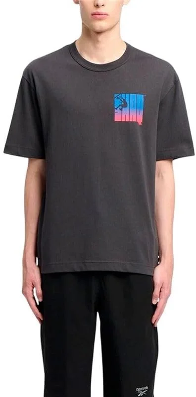 تی شرت مردانه ریباک مدل Gs Hs Shaq Silo Logo، مشکی