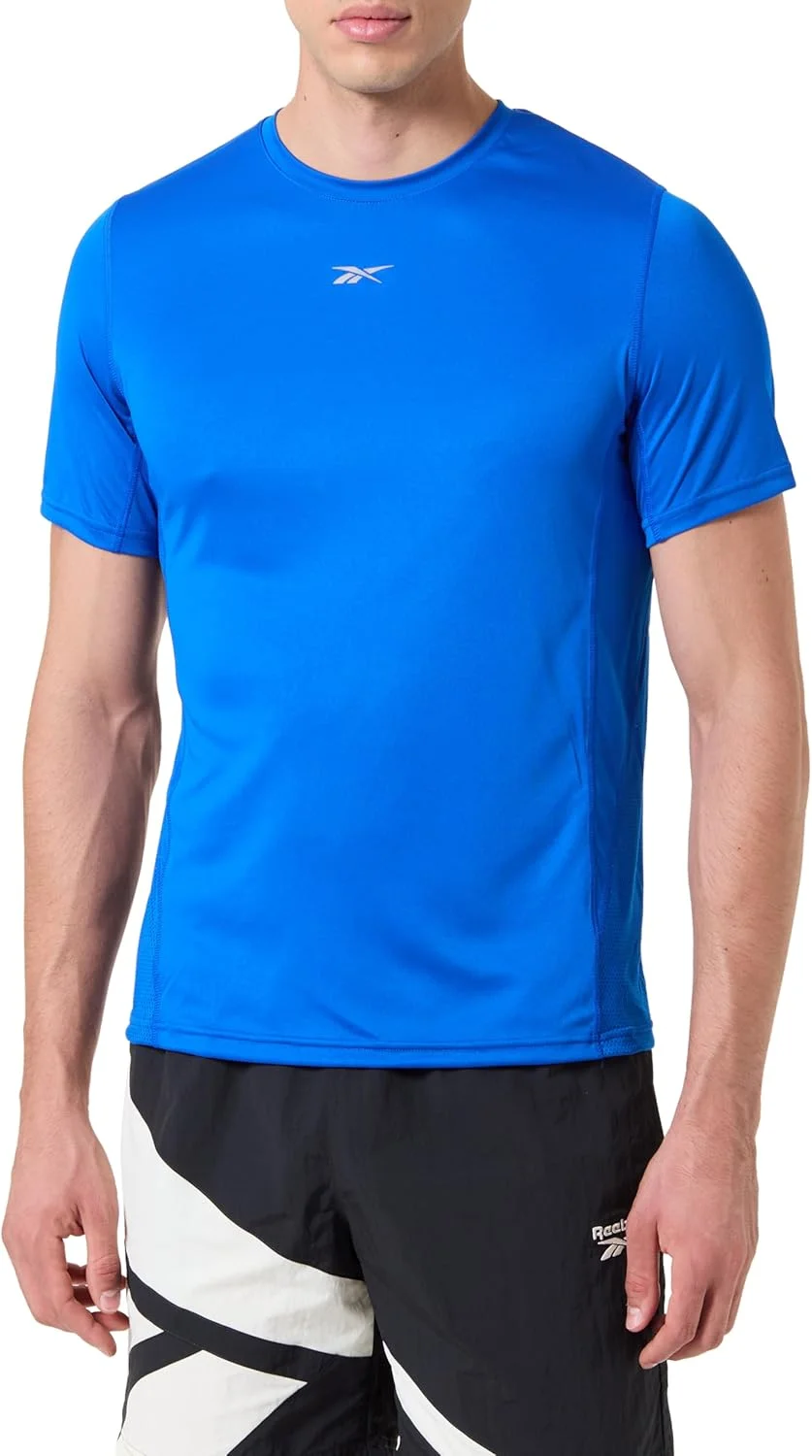 تی شرت مردانه ریباک مدل Running Ss Speedwick به رنگ آبی اپتیموم، سایز M