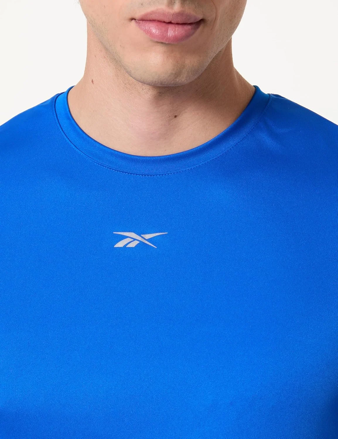 تی شرت مردانه ریباک مدل Running Ss Speedwick به رنگ آبی اپتیموم، سایز M