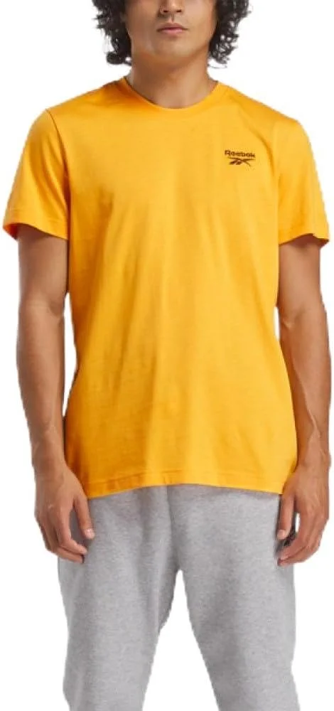 تی شرت مردانه ریباک مدل Identity با لوگوی کوچک، رنگ كهربايى الكتريكى، سايز XL