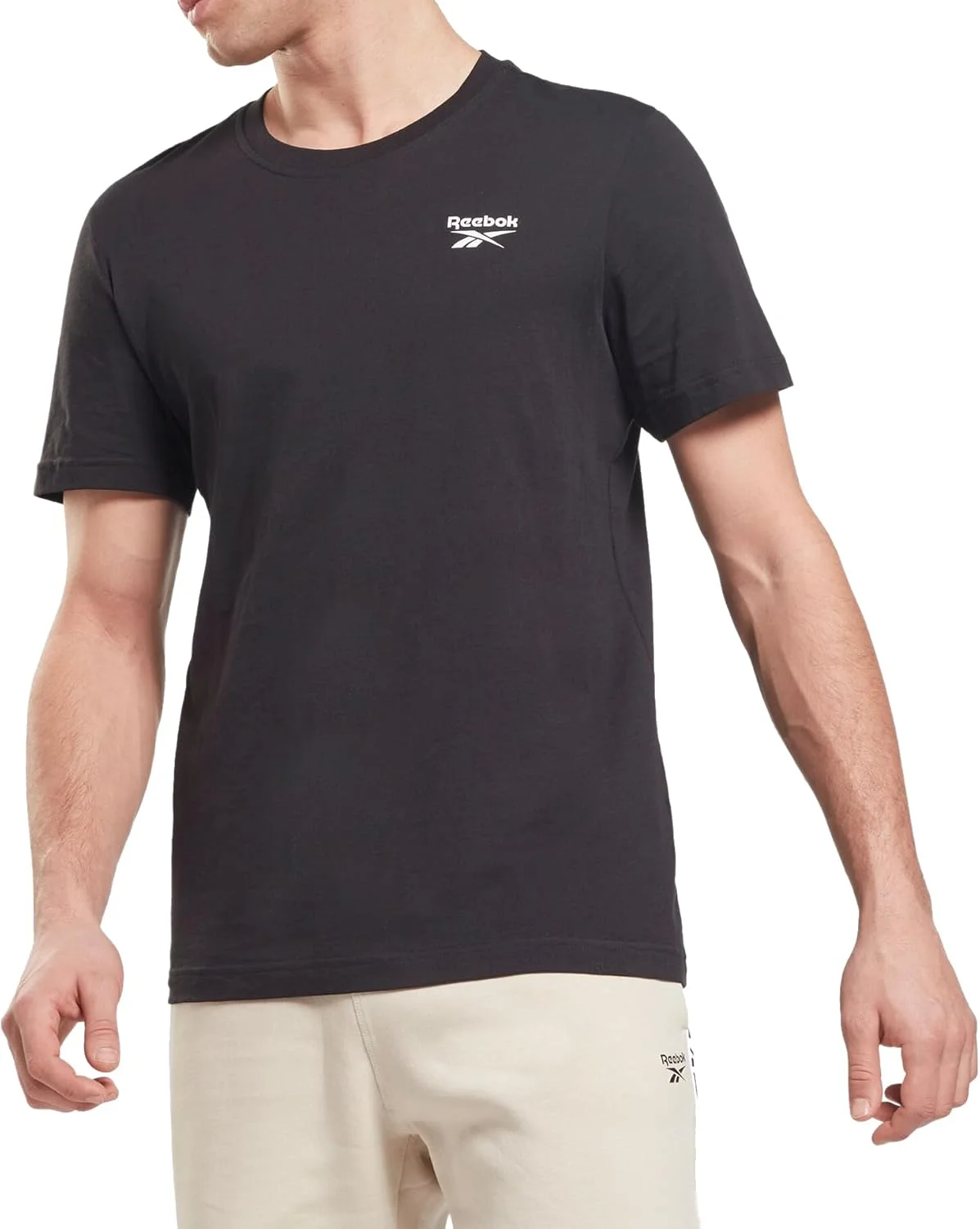 تی شرت مردانه ریباک مدل Identity با لوگوی کوچک