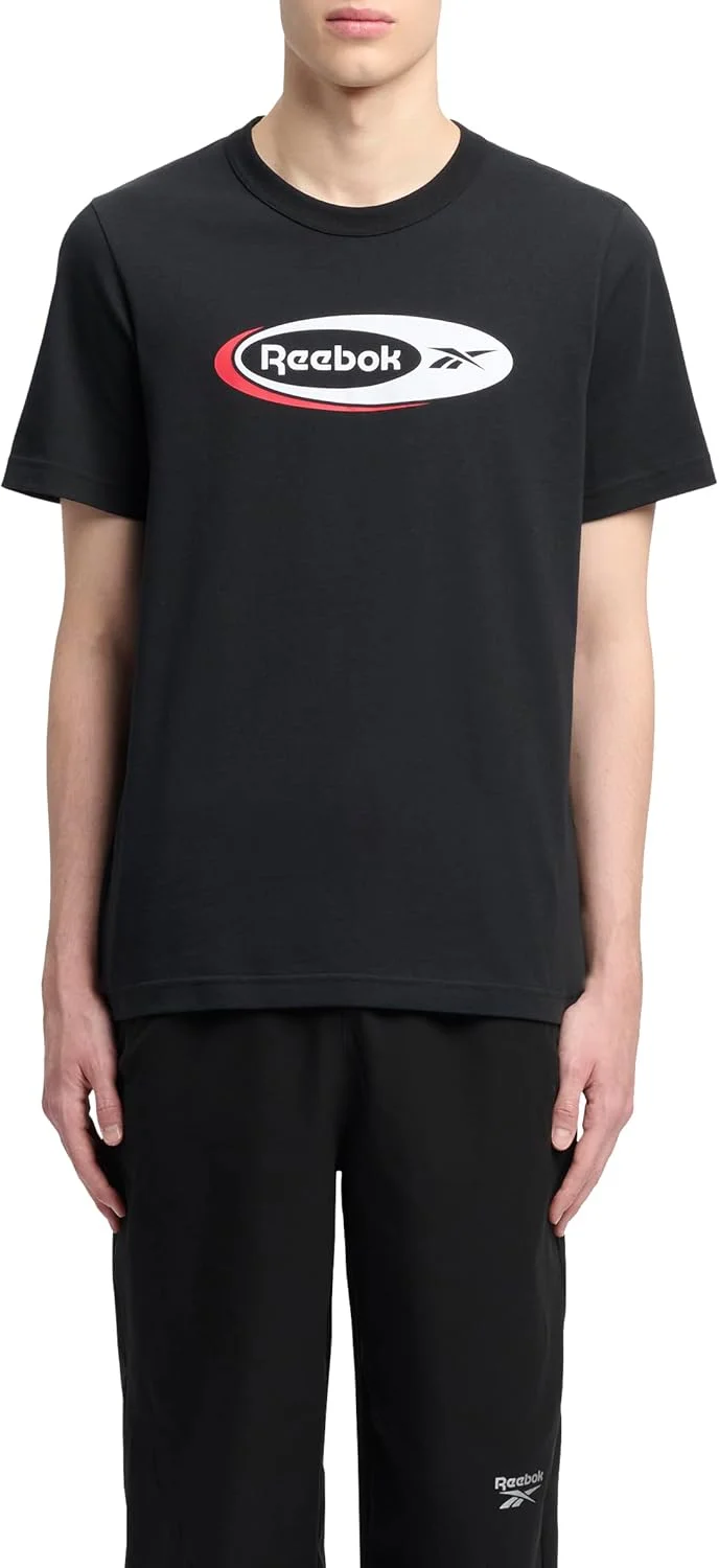 تی شرت مردانه ریباک مدل Ri Brand Proud مشکی سایز M