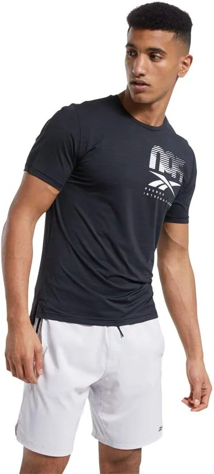 تی شرت مردانه ریباک مدل Ts Activchill Graphic Q3