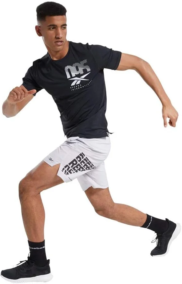 تی شرت مردانه ریباک مدل Ts Activchill Graphic Q3