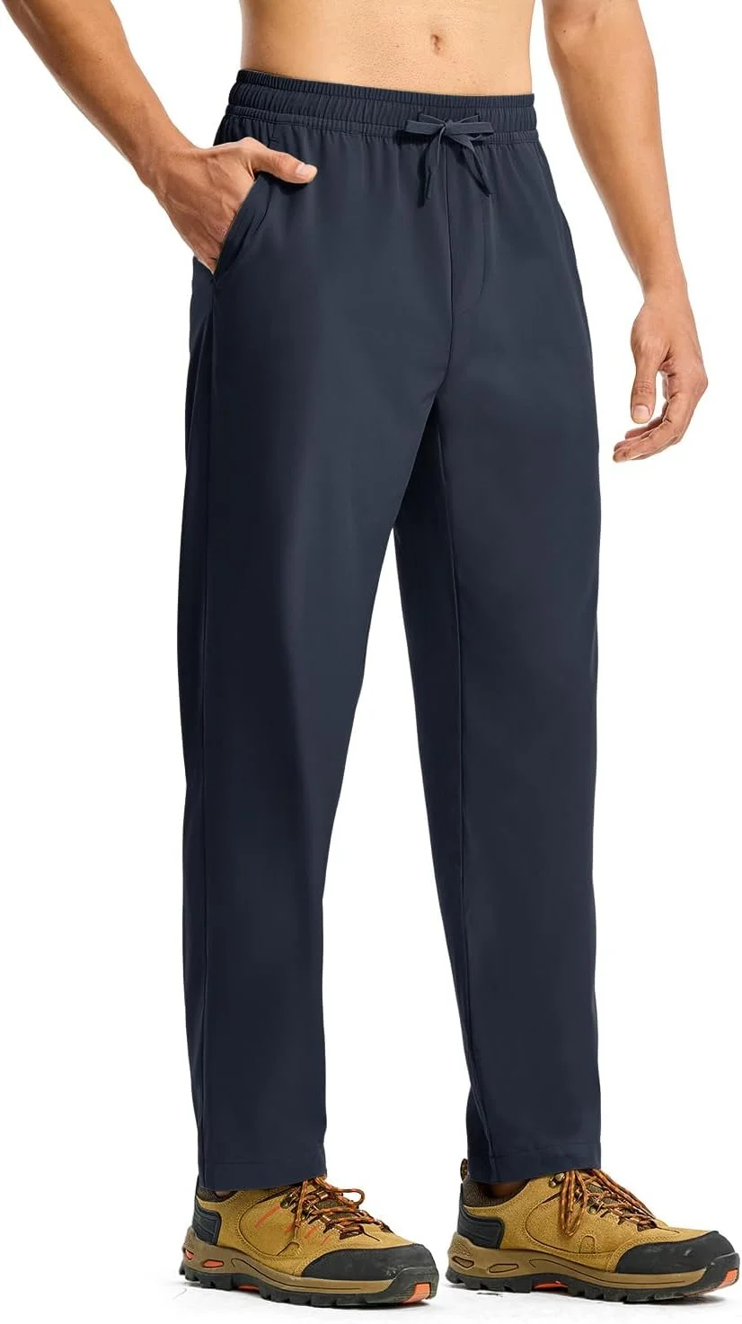 شلوار ورزشی مردانه Rdruko، سبک، زود خشک شونده، مناسب دویدن، پیاده روی، تمرینات ورزشی و باشگاه، دارای جیب