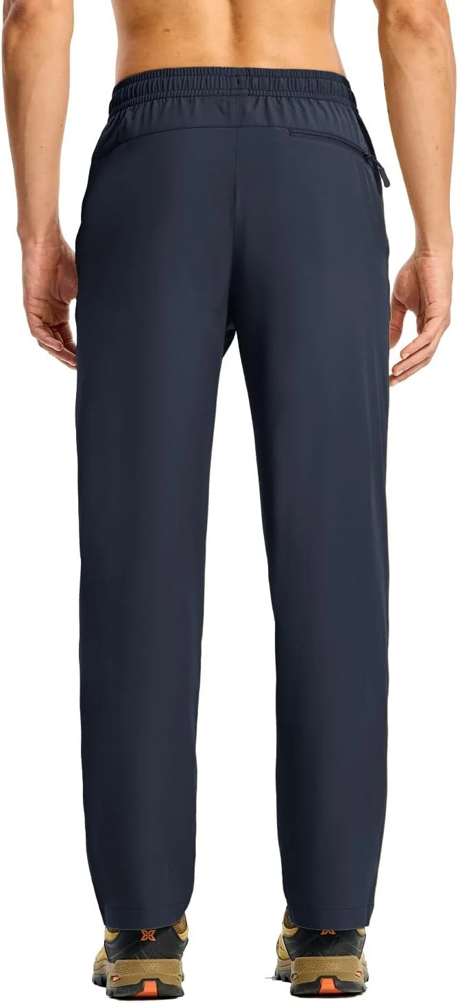 شلوار ورزشی مردانه Rdruko، سبک، زود خشک شونده، مناسب دویدن، پیاده روی، تمرینات ورزشی و باشگاه، دارای جیب