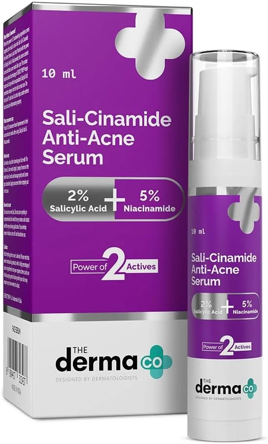 سرم صورت ضد جوش درما کو. حاوی 2% سالیسیلیک اسید و 5% نیاسینامید برای جوش و جای جوش - 10 میلی لیتر