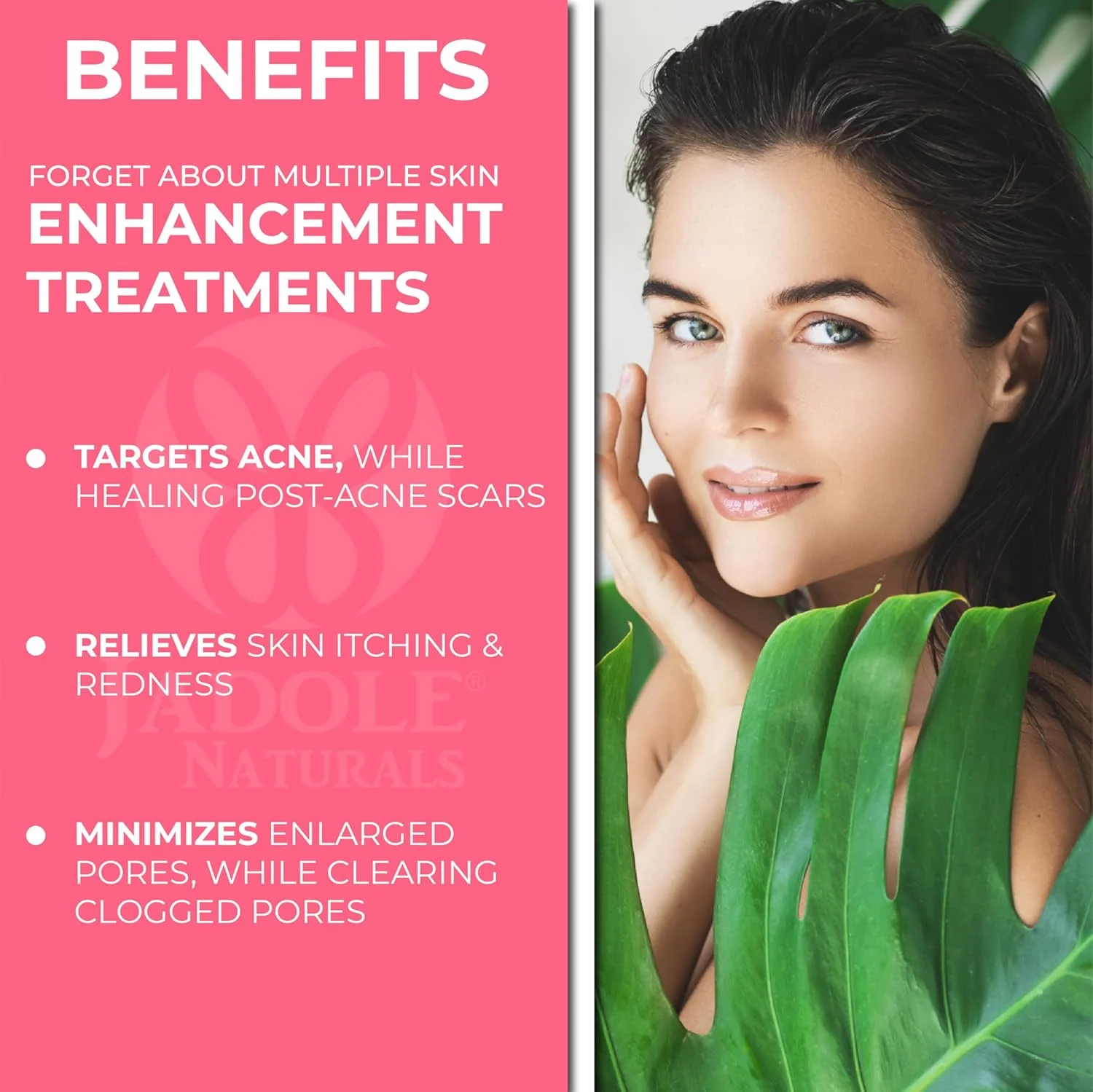 سرم پیشرفته نیاسینامید 10% Jadole Naturals با زینک 1% - 30 میلی لیتر | کوچک کننده منافذ، افزایش خاصیت ارتجاعی پوست، بهبود بافت و رنگ پوست | سرم صورت ضد پیری برای پوستی شفاف تر و سالم تر