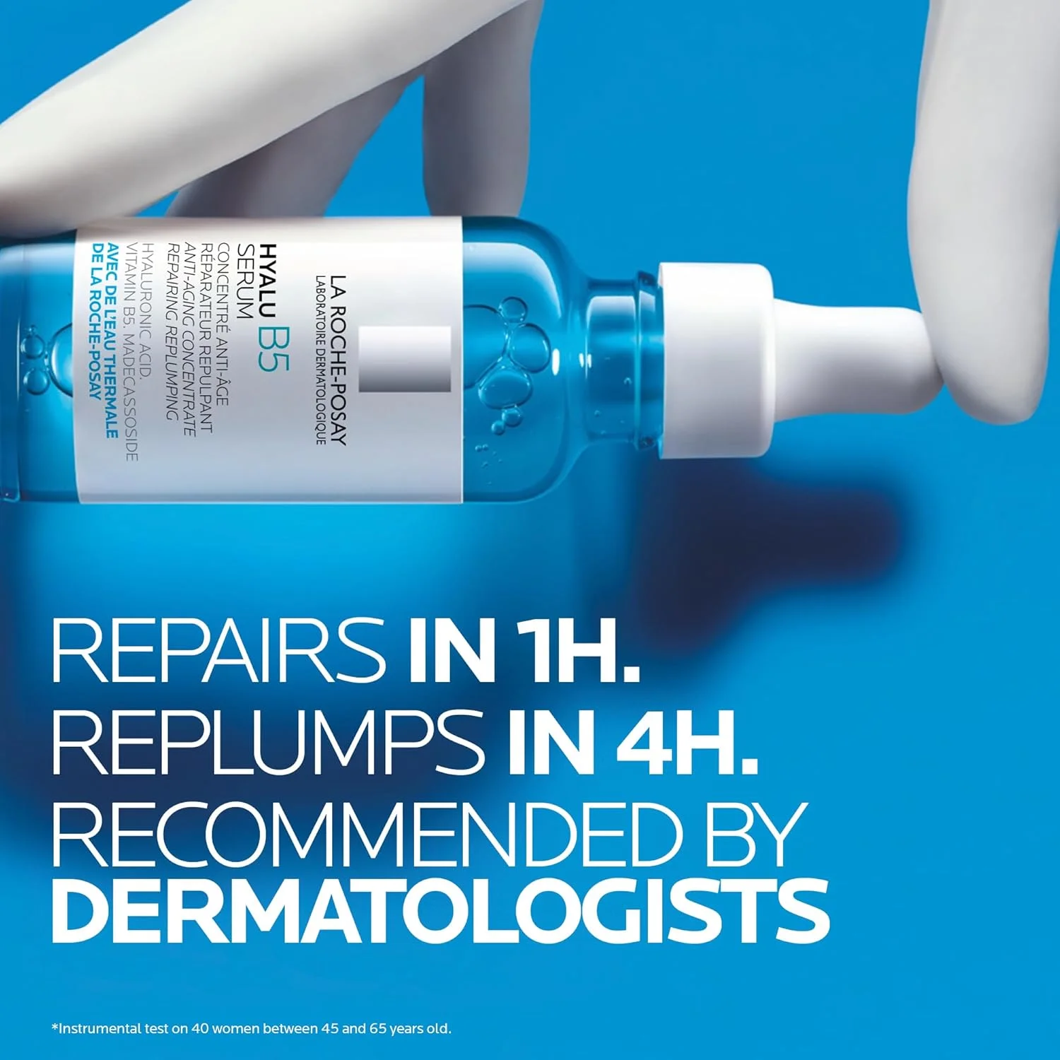 سرم آبرسان و ترمیم کننده پوست لوروشه پوزای مدل Hyalu B5 حجم 30 میلی لیتر