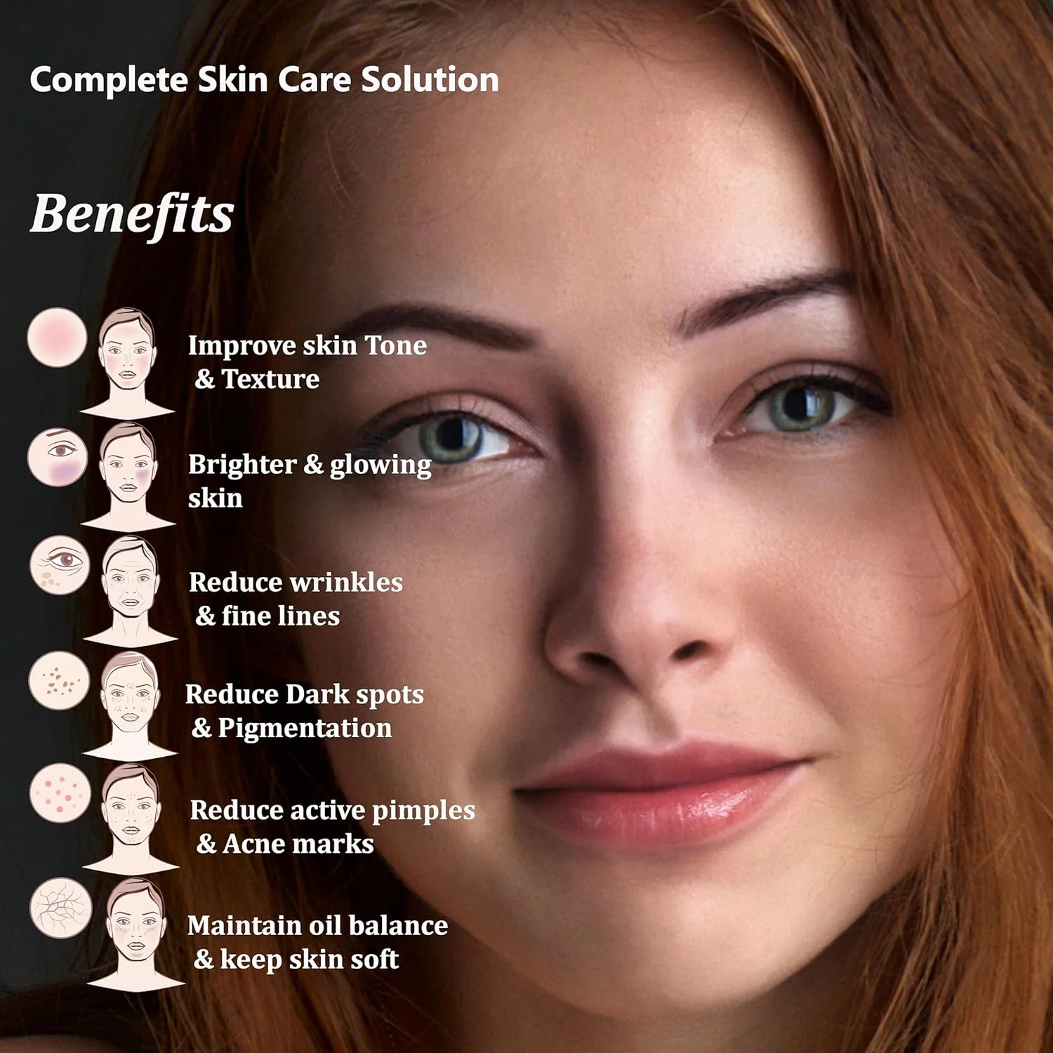 سرم صورت حاوی ۱۵% ویتامین C کلیرکات | ۱۰% نیاسینامید | ۰.۵% آلفا آربوتین | ۰.۳% رتینول | مناسب جای جوش و درخشش پوست | حاوی آب برنج و هیالورونیک اسید ۳۰ میلی لیتر