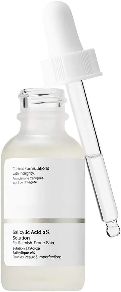 محلول لایه بردار، اسانس 2% سالیسیلیک اسید از بین برنده جوش های سرسیاه 30 میلی لیتر، سرم اسانس صورت سالیسیلیک اسید، مایع از بین برنده جوش های سرسیاه