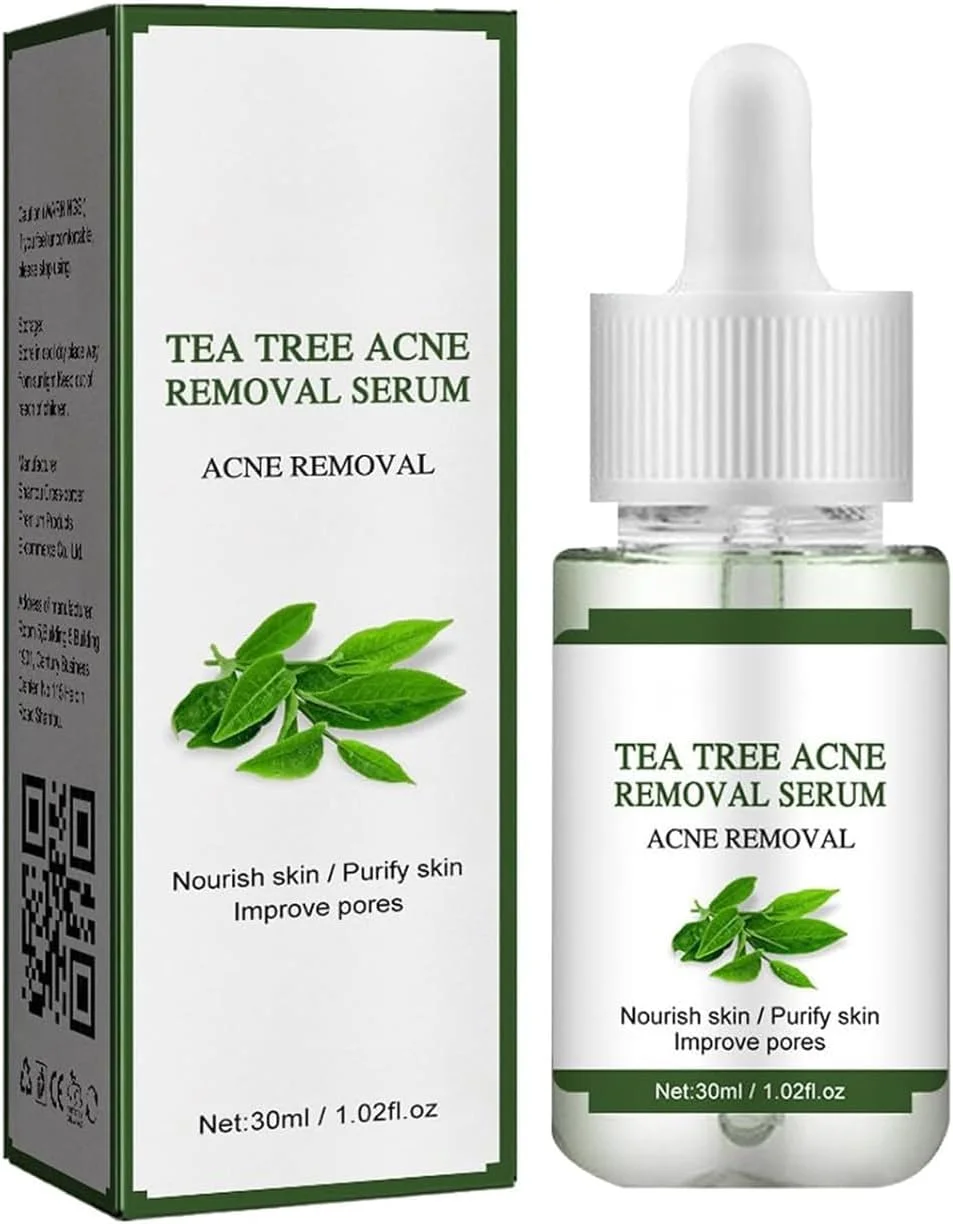 سرم صورت رفع آکنه، مواد طبیعی برای ترمیم حرفه ای آکنه، مرطوب کننده و کوچک کننده منافذ پوست، مناسب نوجوانان و بزرگسالان (1 عدد)