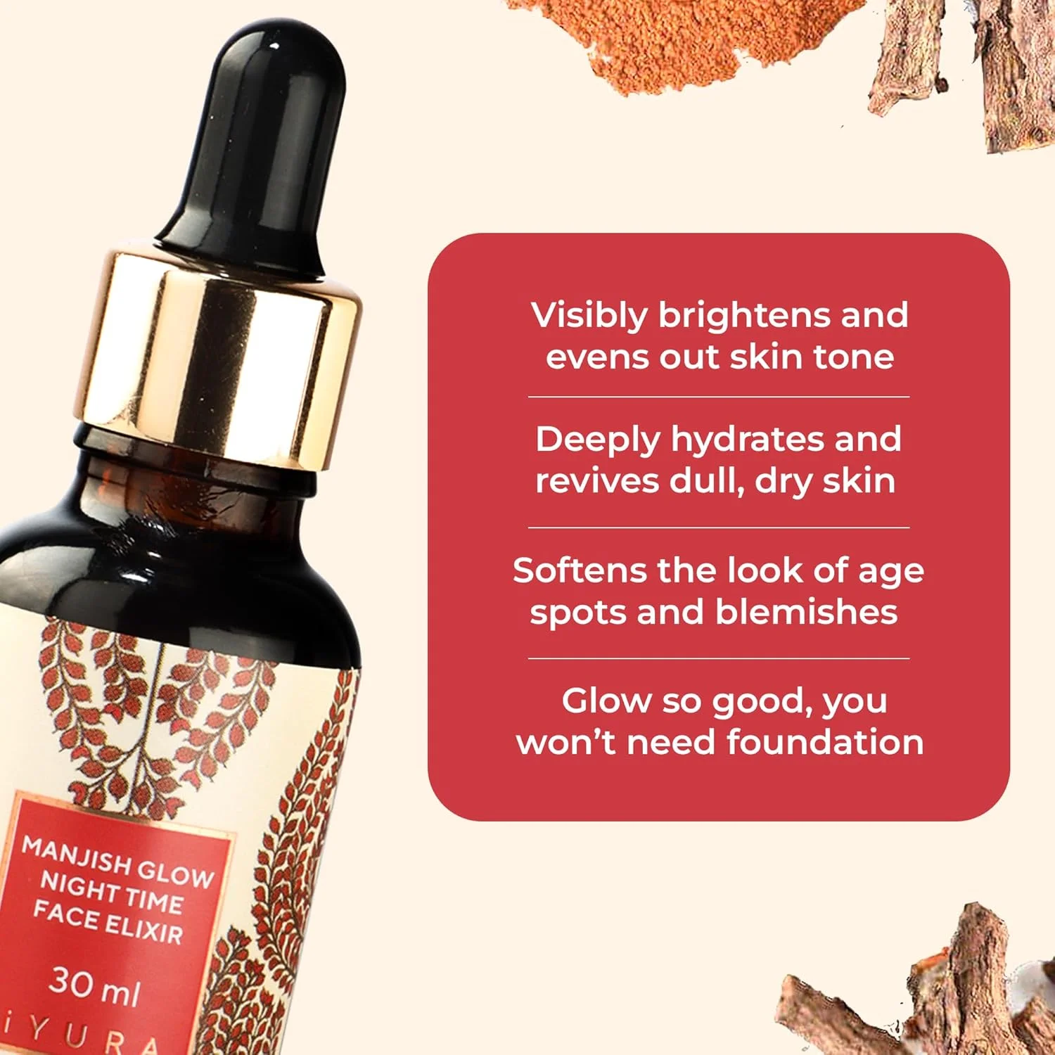 احیا کننده جوانی یاواری آیورا | مرطوب کننده گیاهی برای پوست های خشک و دارای نشانه های افزایش سن | سرم گردن، صورت و دکلته حاوی ماش سیاه | جایگزینی برای مرطوب کننده های ضد نشانه های افزایش سن | کاهش ظاهر خطوط ریز و چین و چروک | 30 میلی لیتر