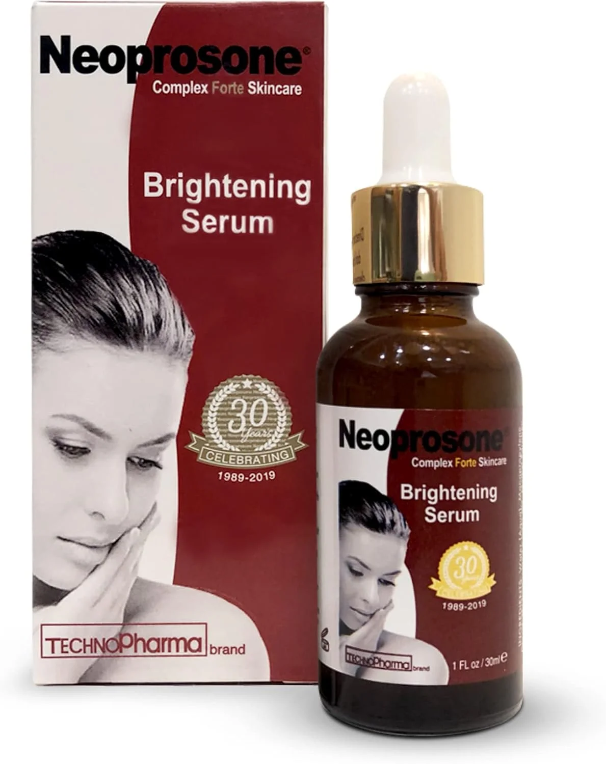 سرم ویتامین C نئوپروزون برای صورت | 60 میلی لیتر | روشن کننده پوست، ضد پیری | آنتی اکسیدان و مرطوب کننده | کاهش چین و چروک، خطوط ریز، جای جوش | سرم صورت ویتامین C | ساخت آمریکا